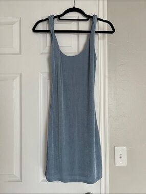 dee elle Light Blue Mini Slip Dress